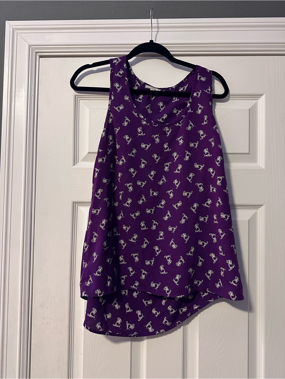 Anthropologie Pleione Motorbike Tank Top